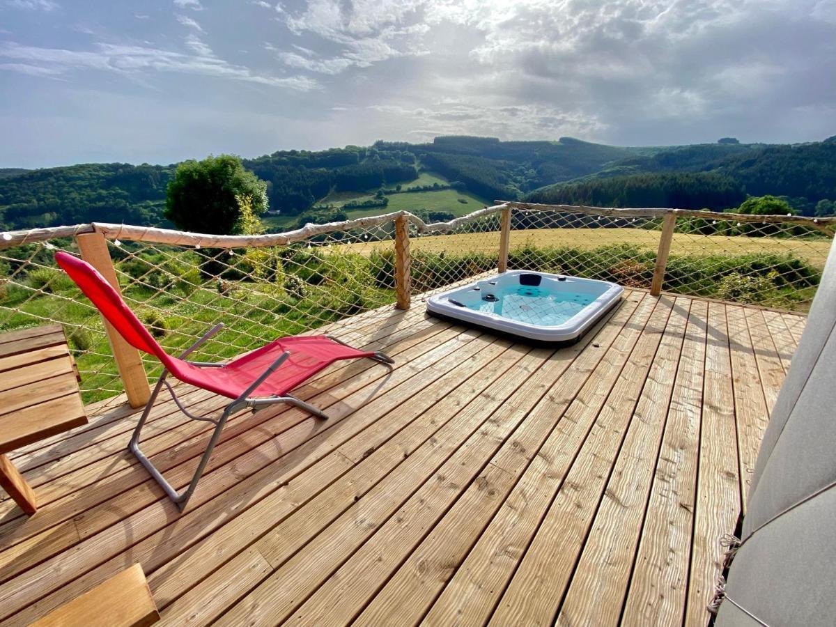 Yourte 2-4 Personnes Avec Spa Saint-Laurent-de-Levezou Экстерьер фото